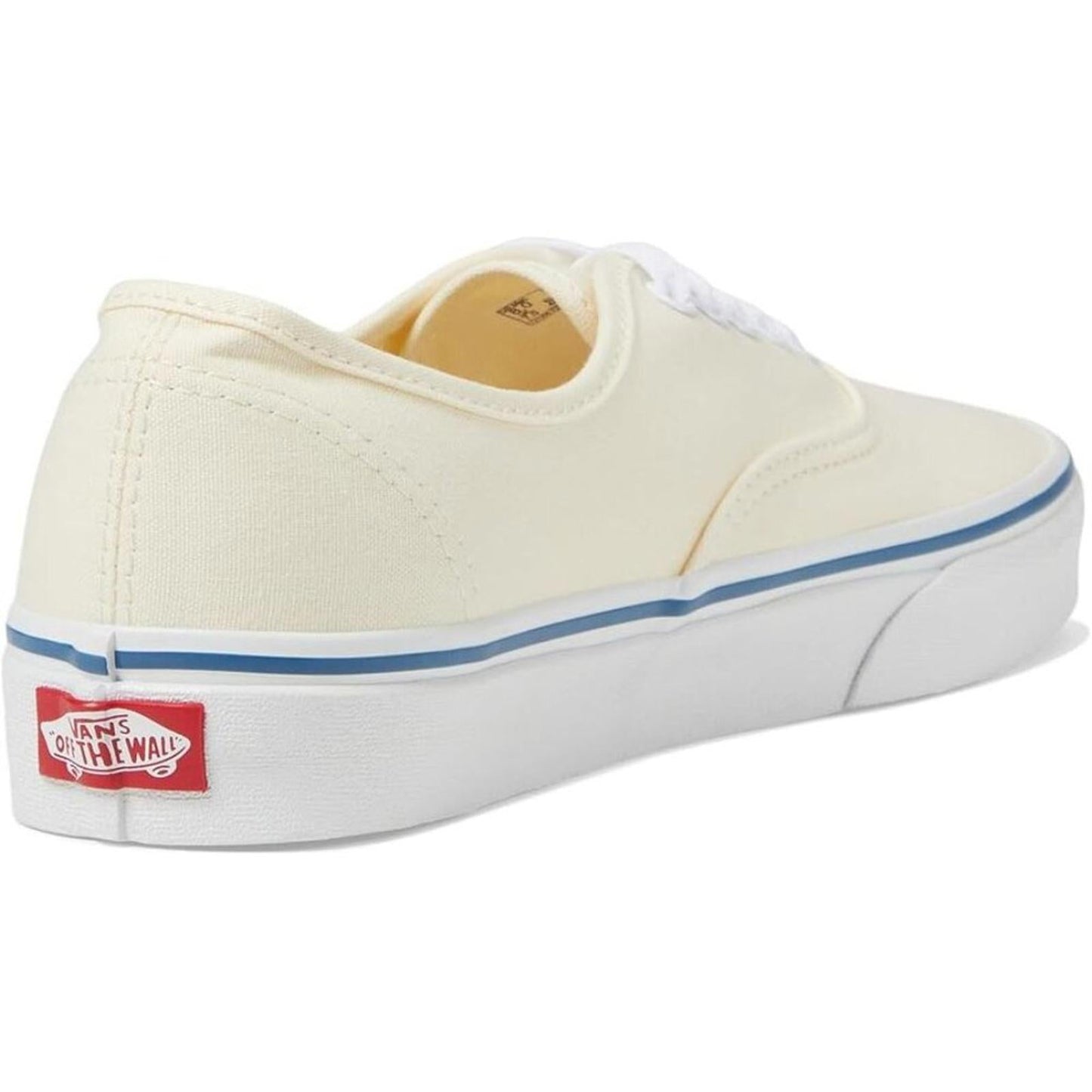 Authentic White Multi Canvas Sneakers