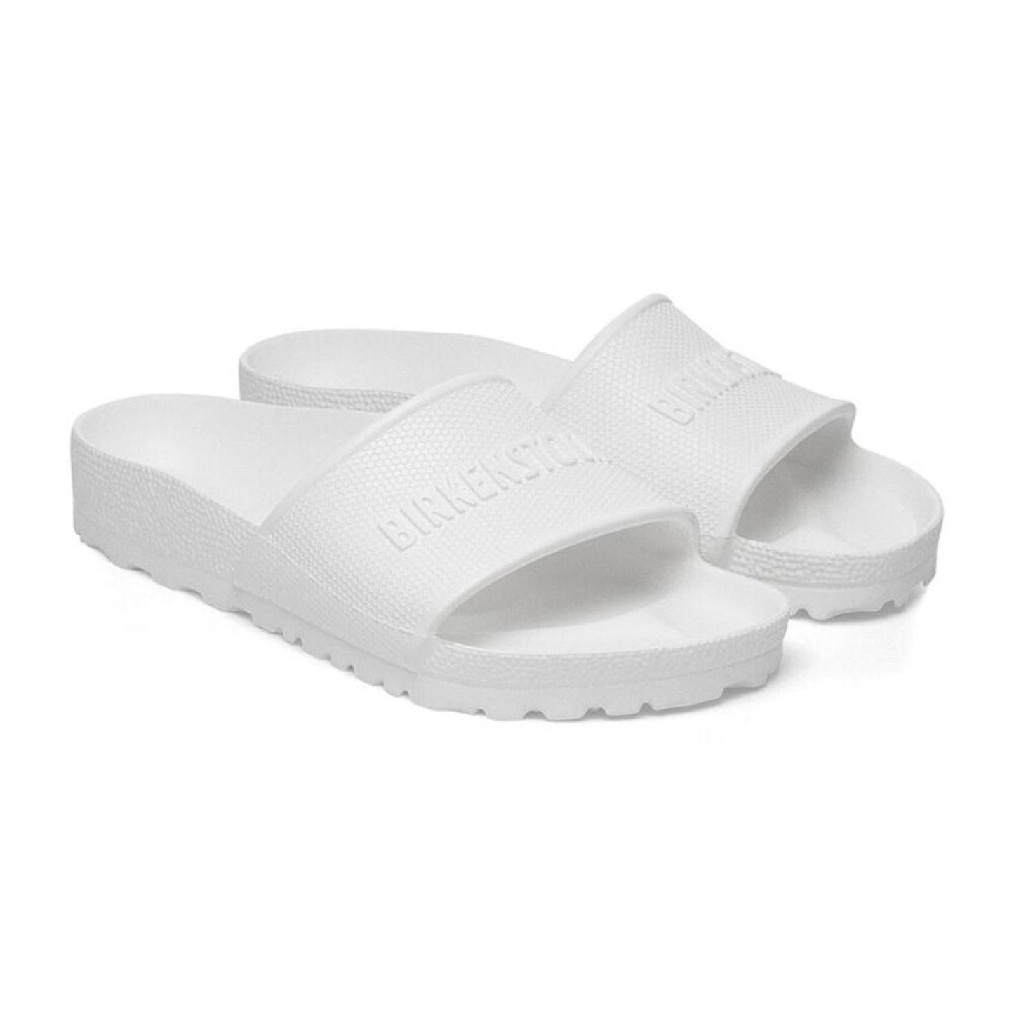 Barbados Eva White Slide Sandals