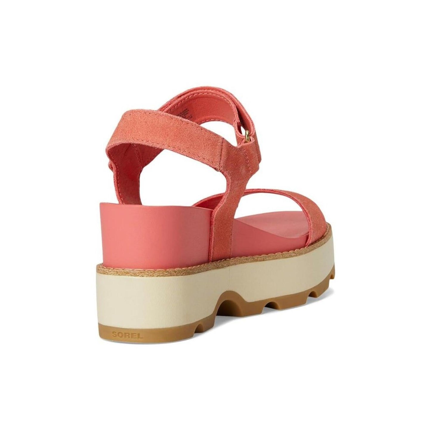Joanie IV Coral Blossom Y Strap Wedge Sandals