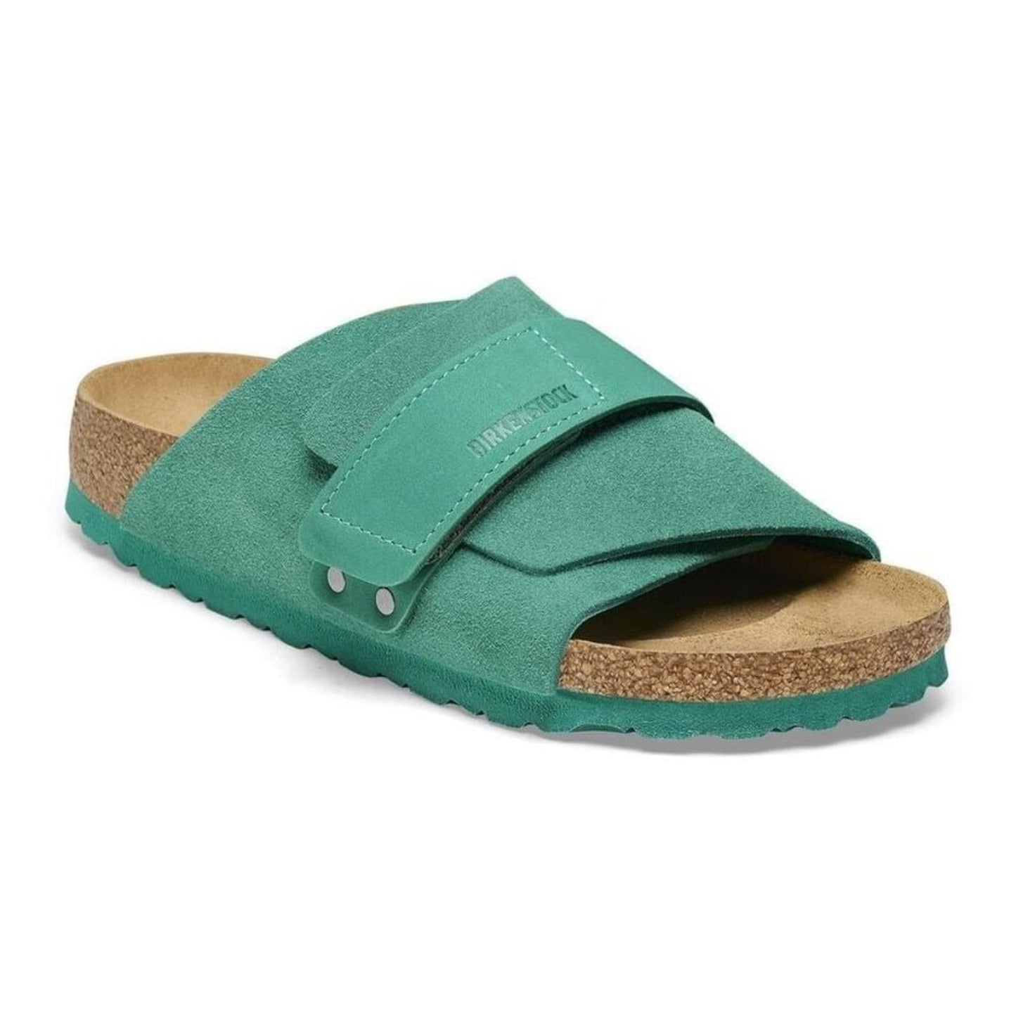 Birkenstock Shoes Kyoto Green Nubuck Suede Leather Sandals