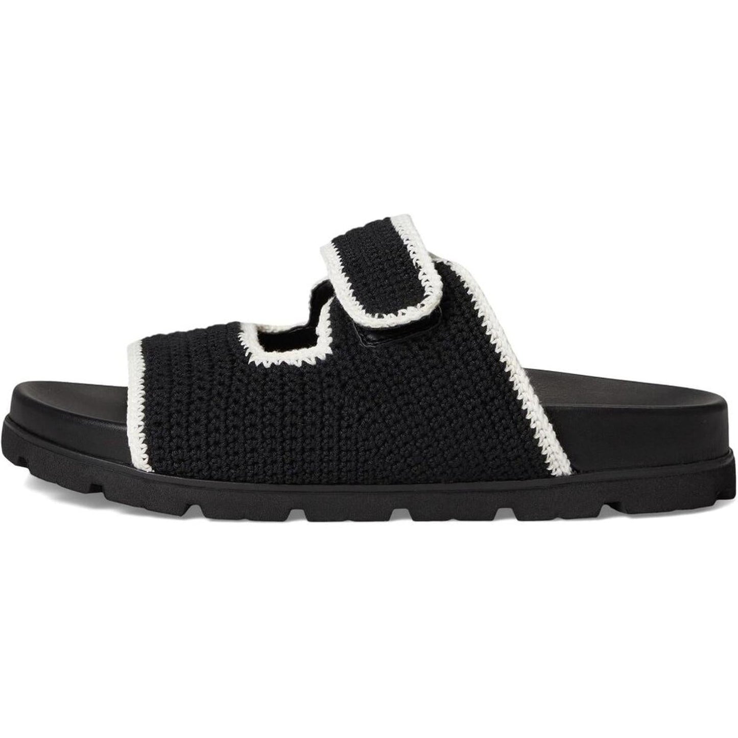 Brinleys Black Multi Slide Sandals