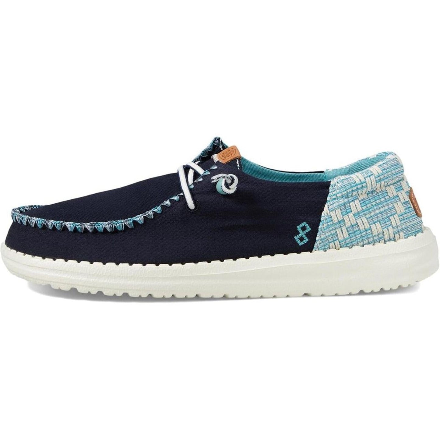 Wendy Funk Blue Jacquard Casual Shoes