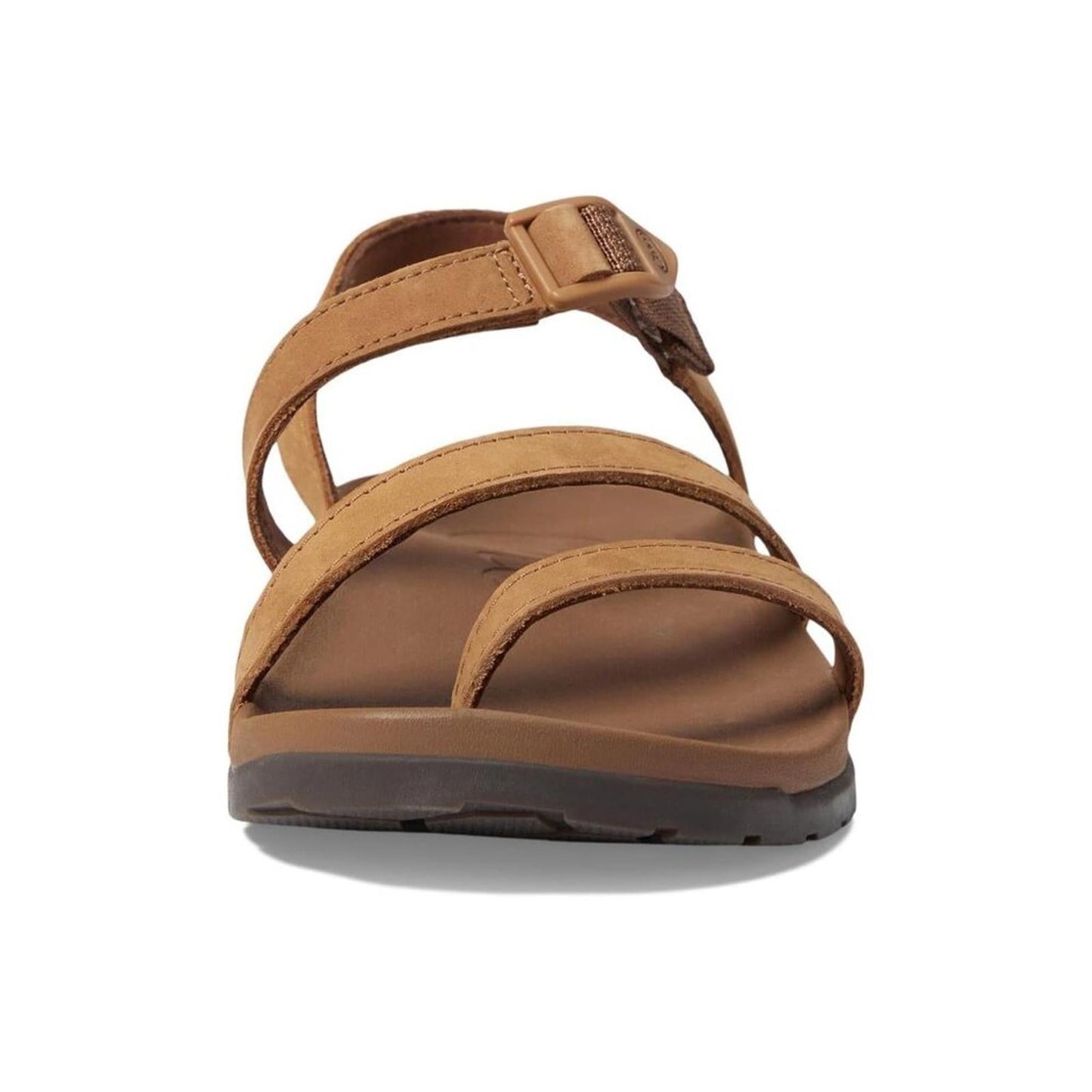 Lowdown Bone Brown Leather Strappy Sandals