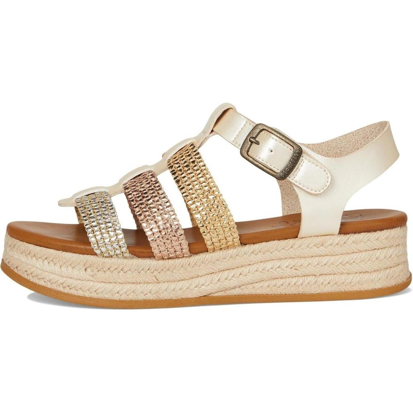 Madrid Cloud Silver Faux Raffia Sandals