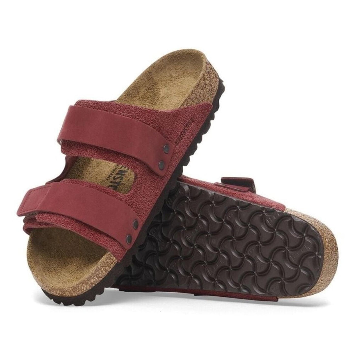 Uji Zinfandel Nubuck Suede Leather Sandals
