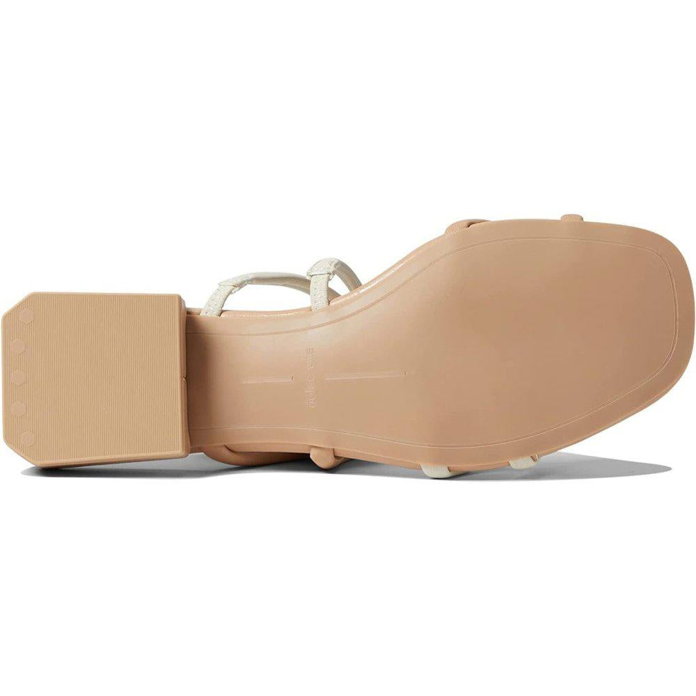 Hensla Beige Multi Knotted Sandals