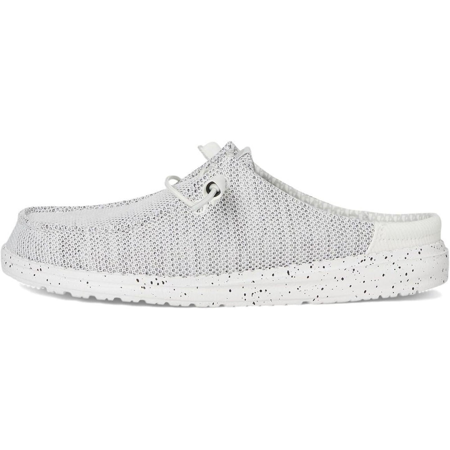 Wendy Stone White Slip Stretch Sox Casual Shoes
