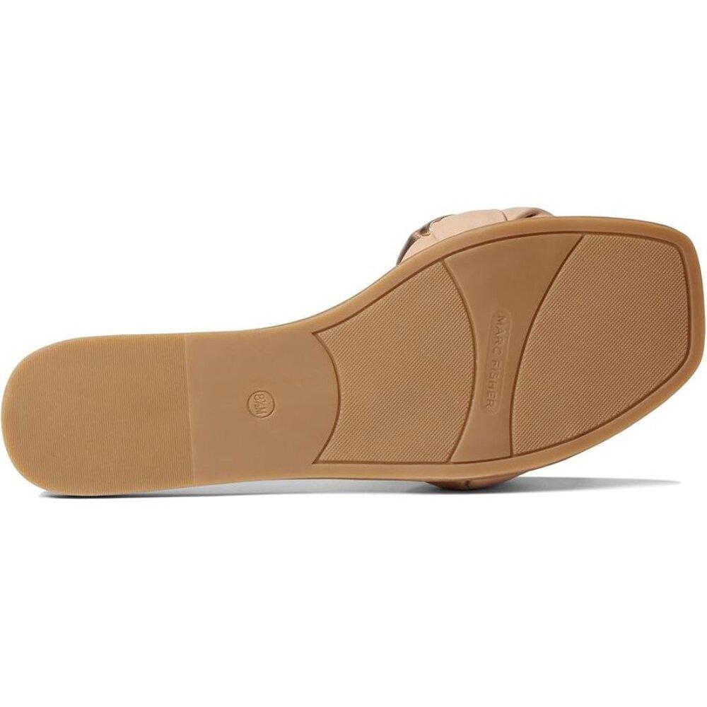 Bolier Natural Braided Flat Slide Sandals
