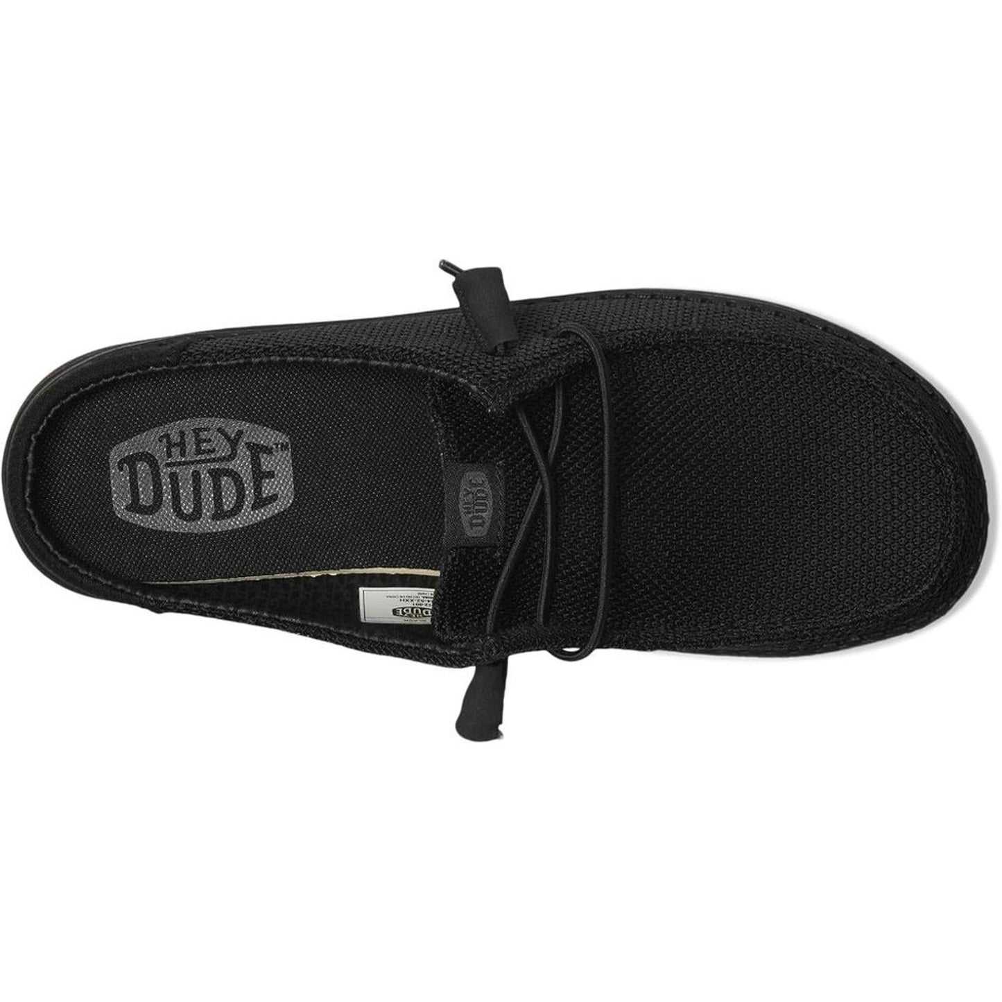 Wendy Black Slip On Stretch Sox Casual Shoes