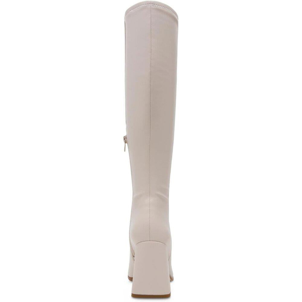 Livah Bone Heeled Knee High Boots