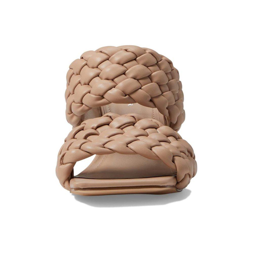 Toree Latte Braided Heeled Sandals