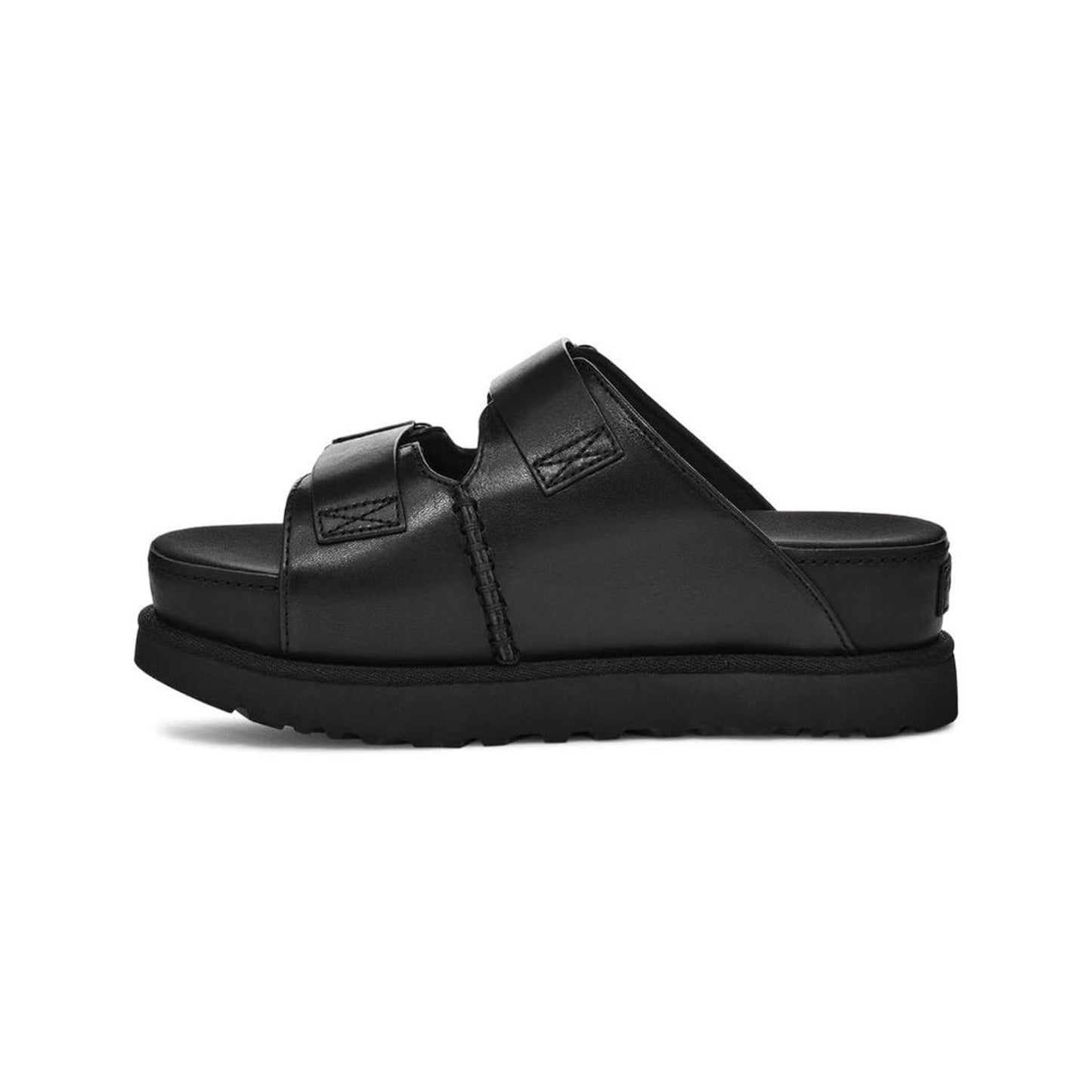 Goldenstar Black Hi Slide Sandals