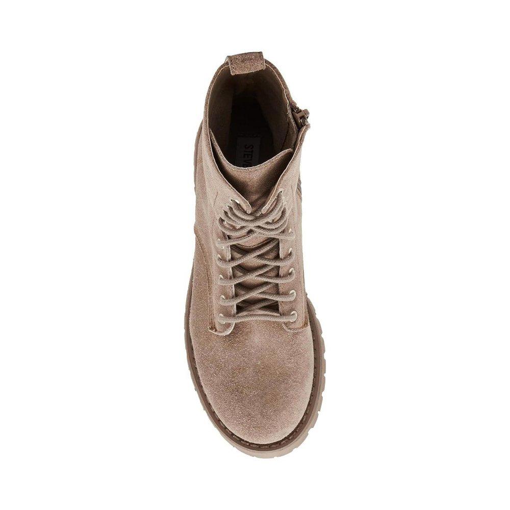 Lika Mushroom Suede Lace Up Boots