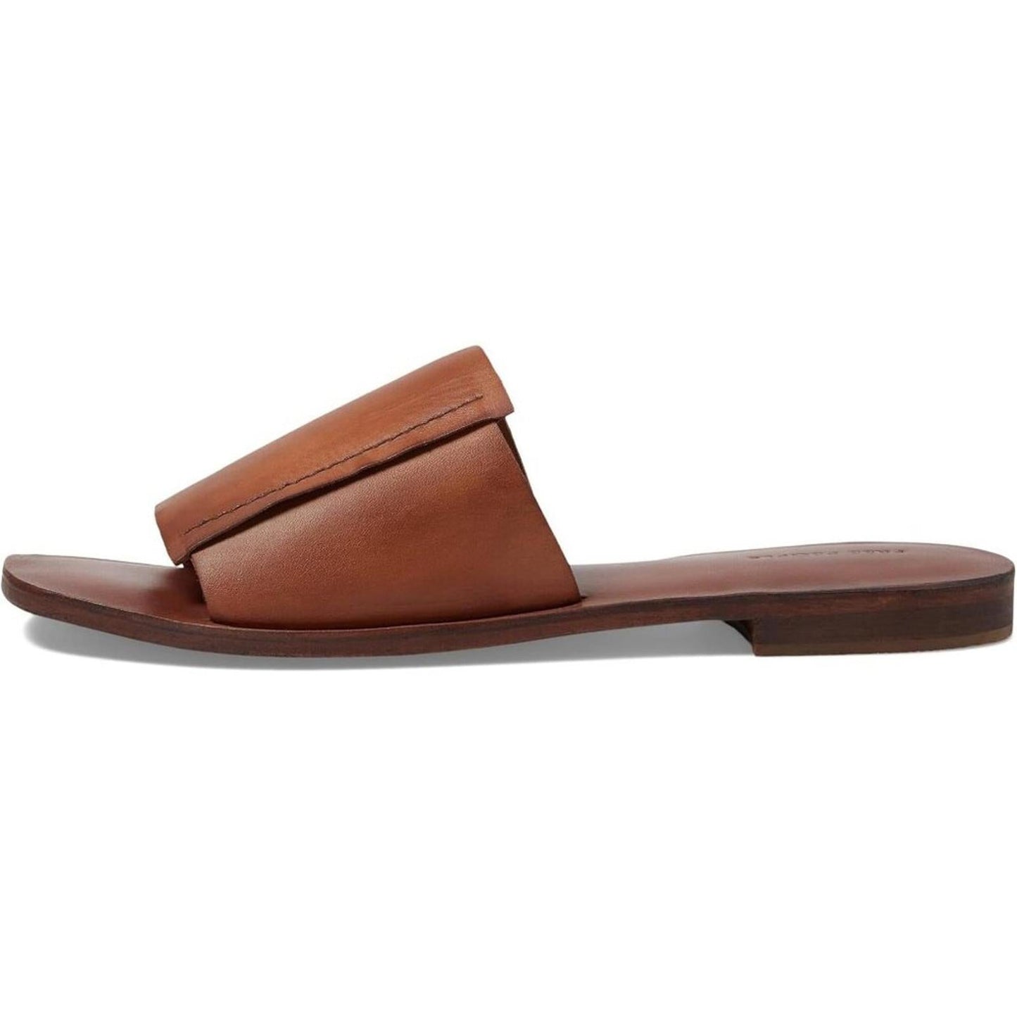 Verona Tan Leather Flat Sandals