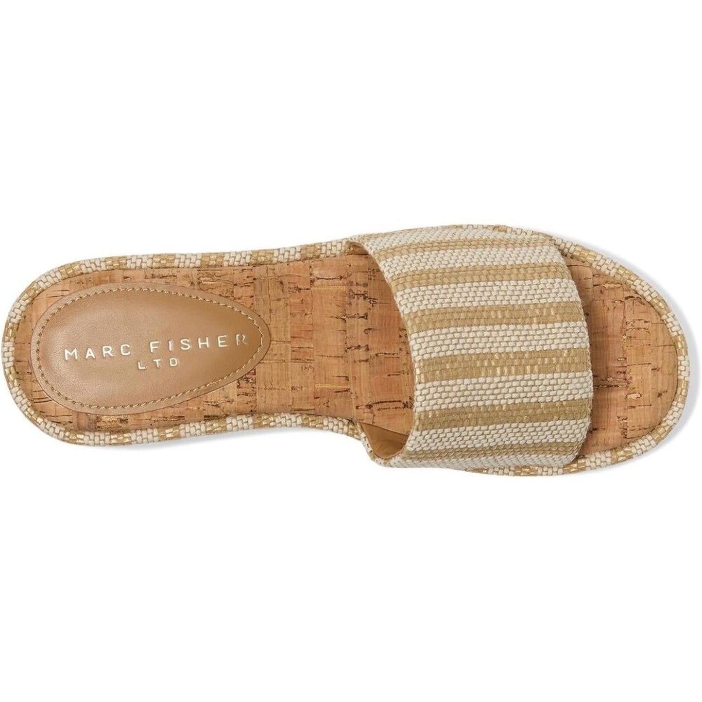 Daylin Natural Stripe Multi Wedge Sandals