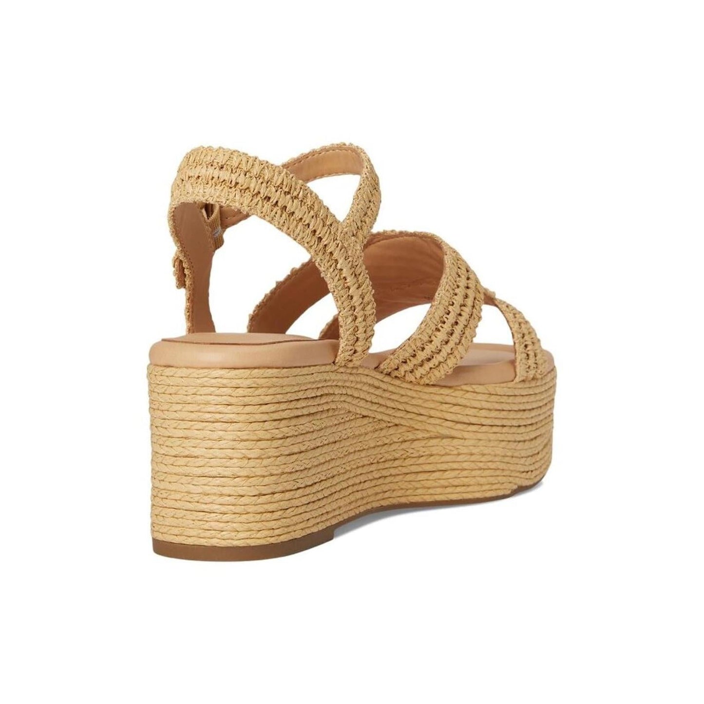 Payley Light Natural Wedge Platform Sandals
