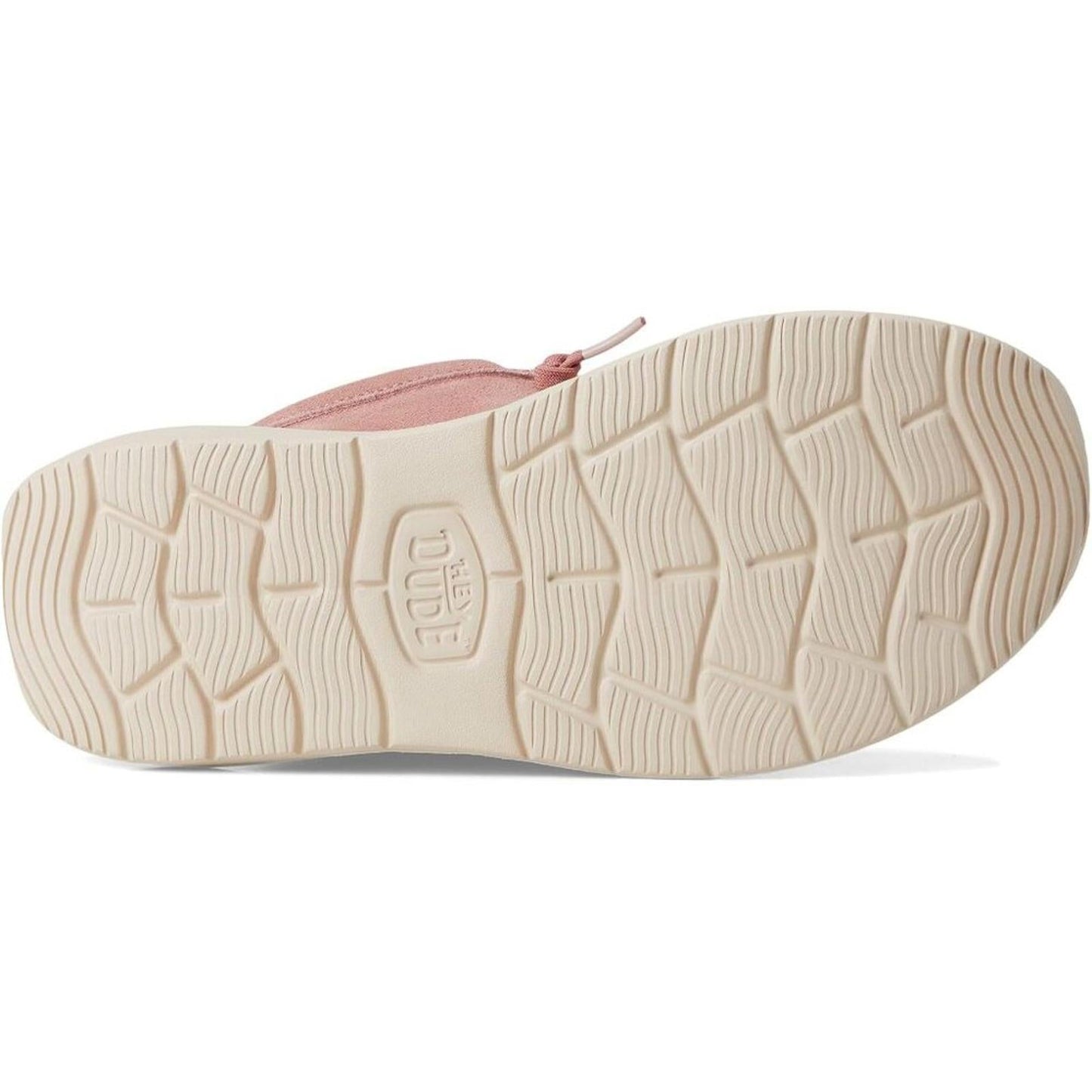 Wendy Rose Pink COMF Suede Lace Up Casual Shoe