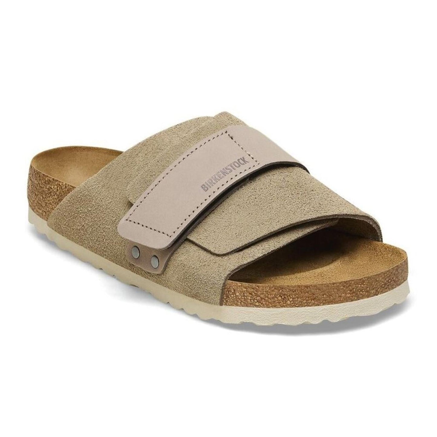 Kyoto Taupe Nubuck Suede Leather Sandals