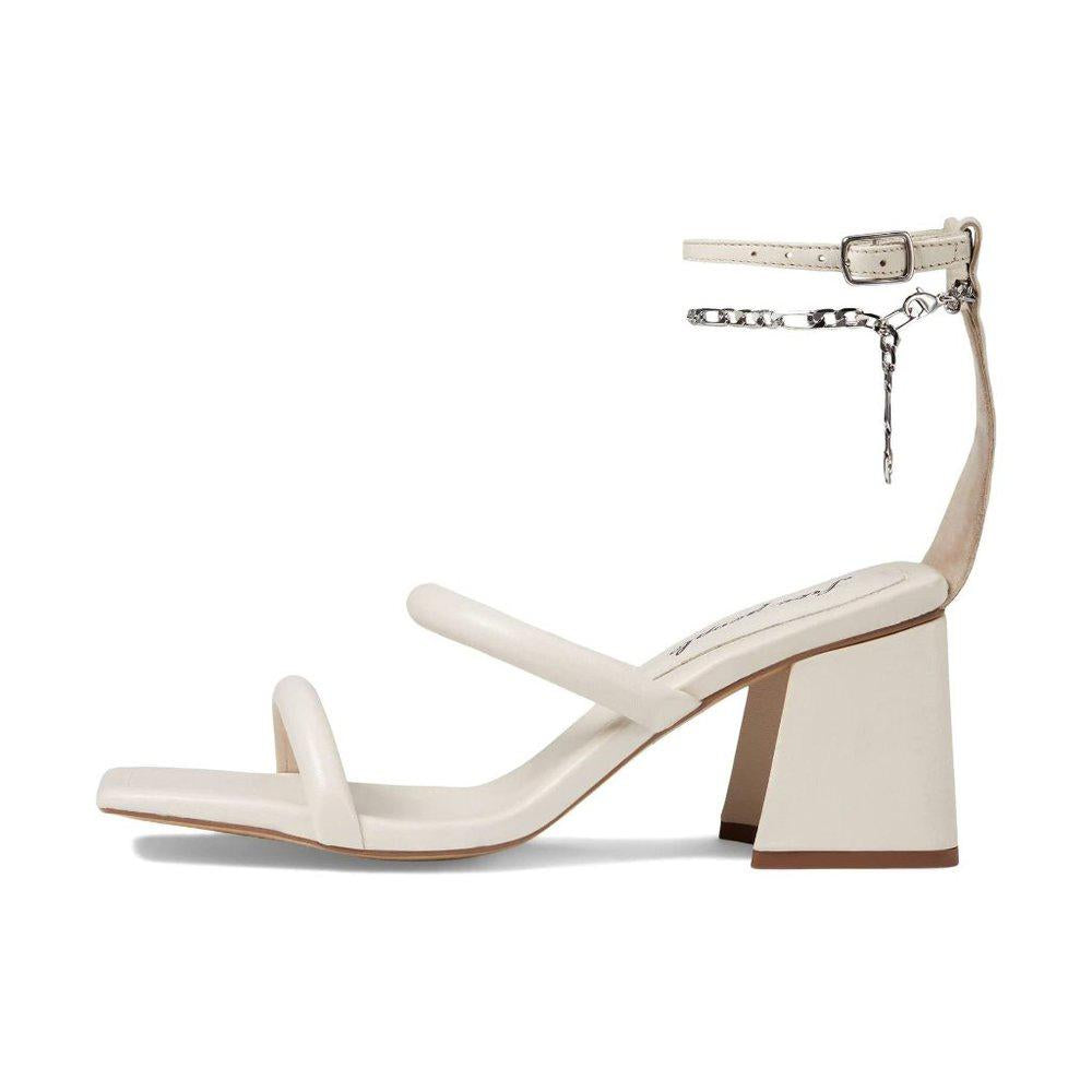 Free People Sandals Parker White Chain Heels