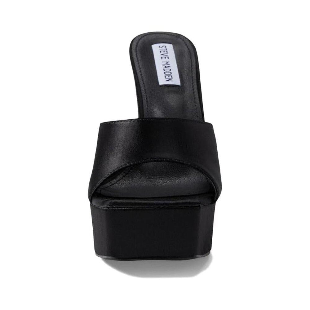 Vineyard Black Heeled Sandals