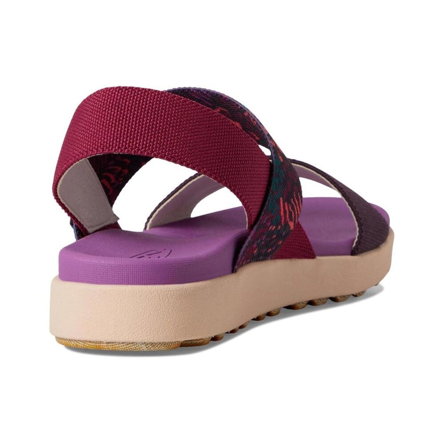 Elle Backstrap Beaujolais Plum Perfect Sandals