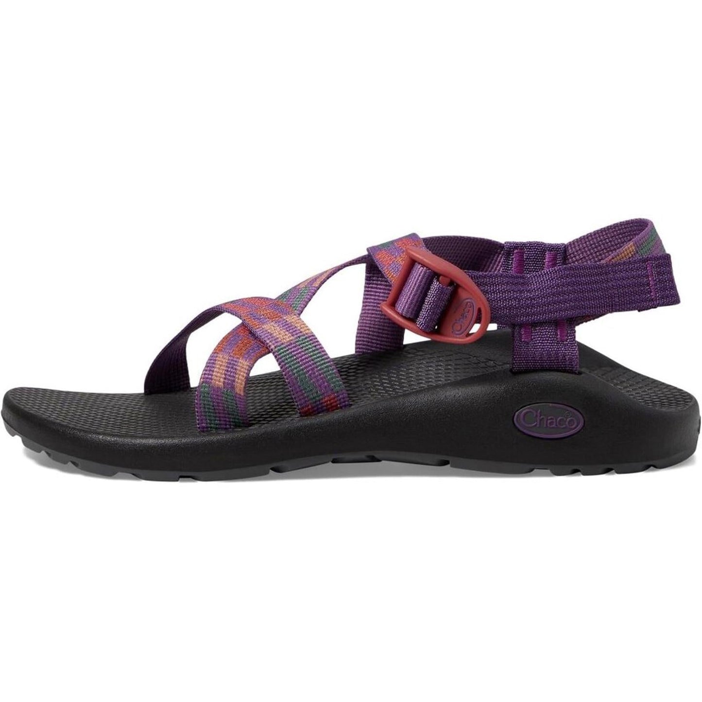 Z1 Classic Deco Purple Strappy Sandals