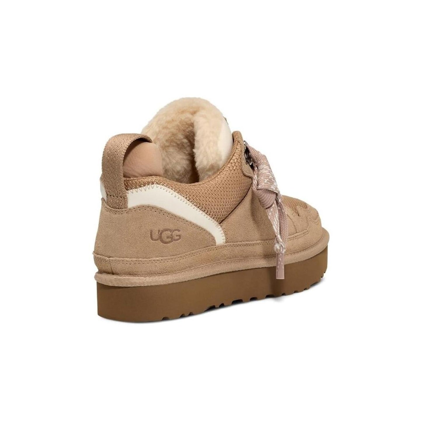 Lowmel Sand Suede Leather Lace Up Sneakers