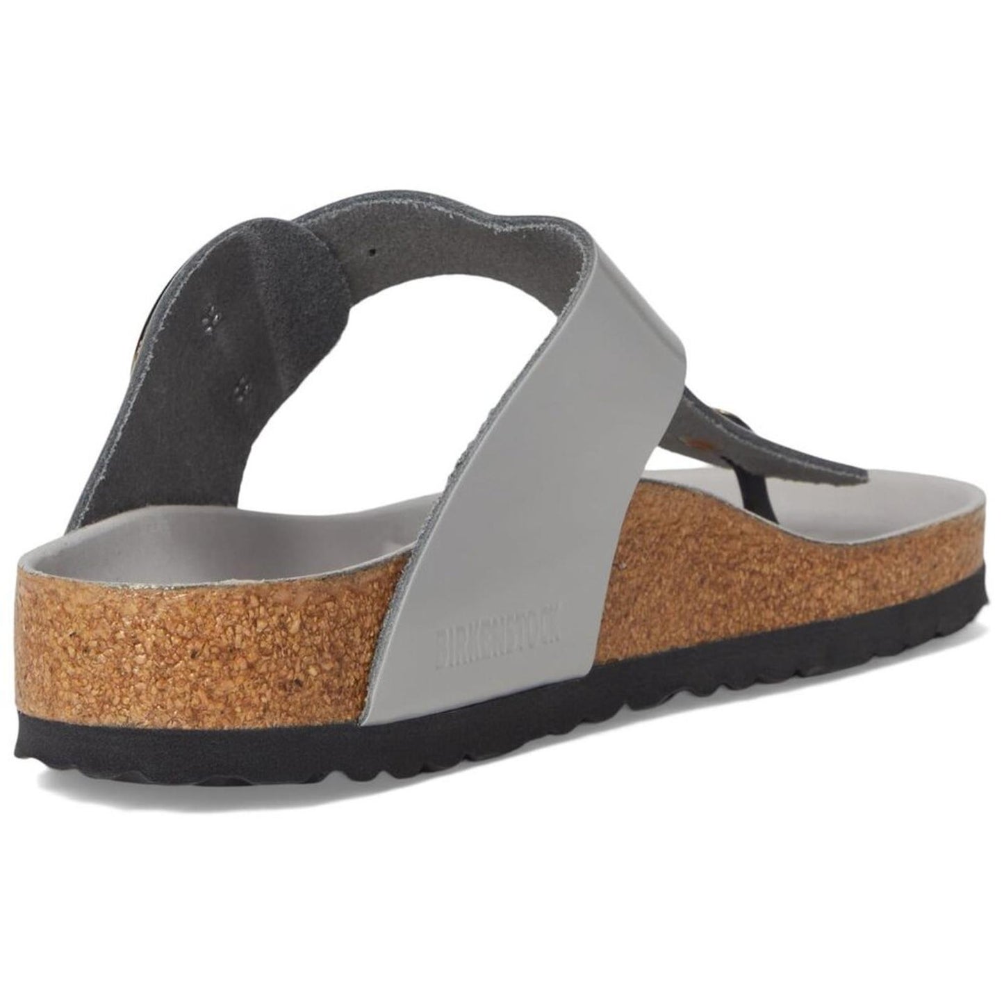 Gizeh Stone Coin Big Buckle High Shine Sandal
