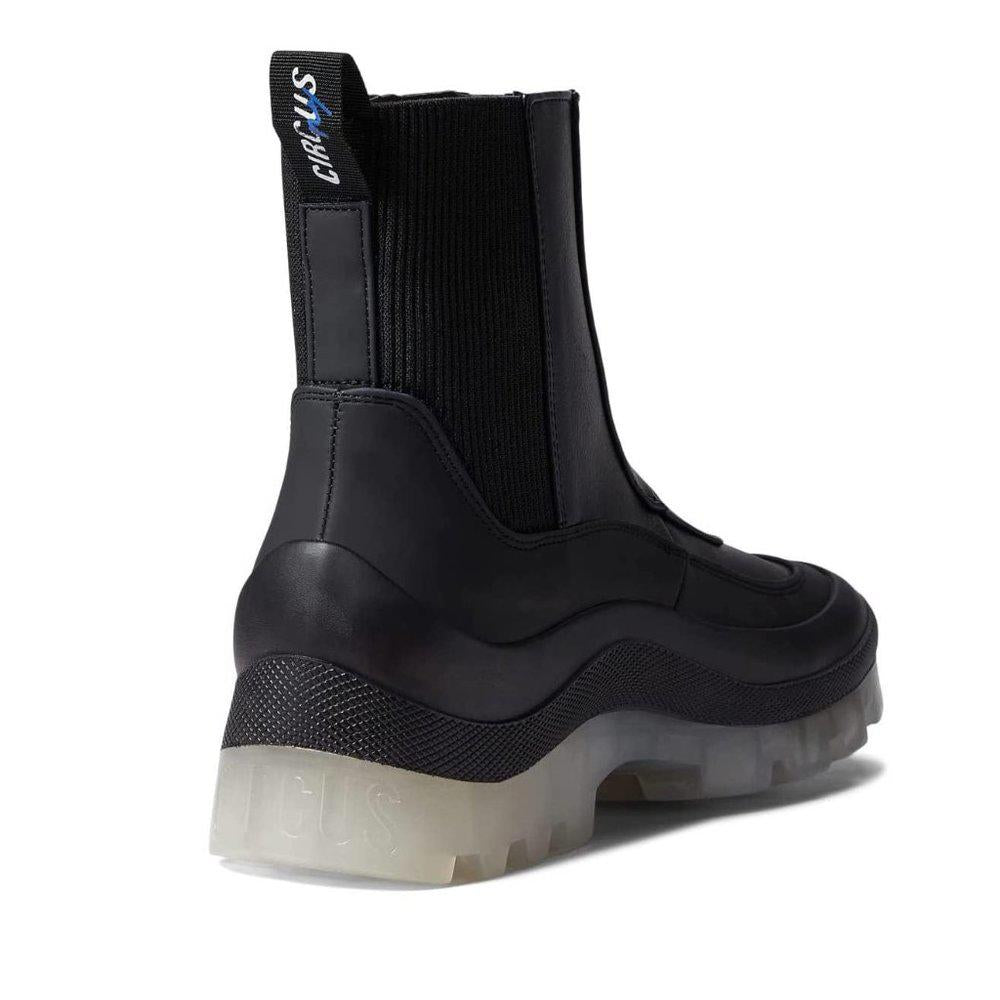 Bethanie Black Clear Zip Boots