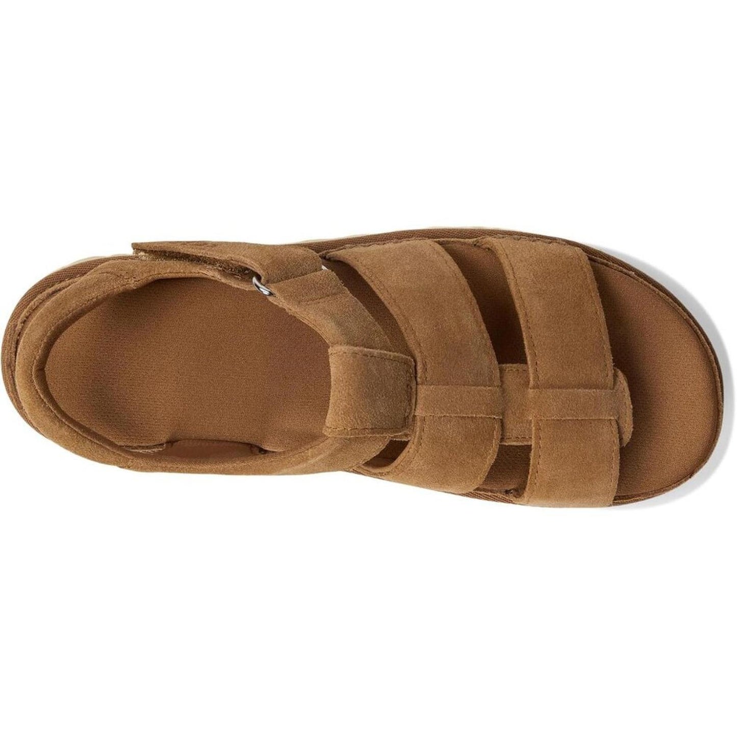 Goldenstar Chestnut Suede Strap Sandals