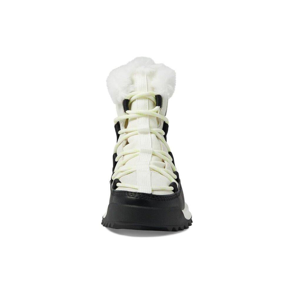 ONA RMX Glacy White Leather Lace Up Waterproof Boots