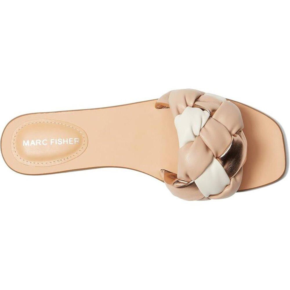 Bolier Natural Braided Flat Slide Sandals