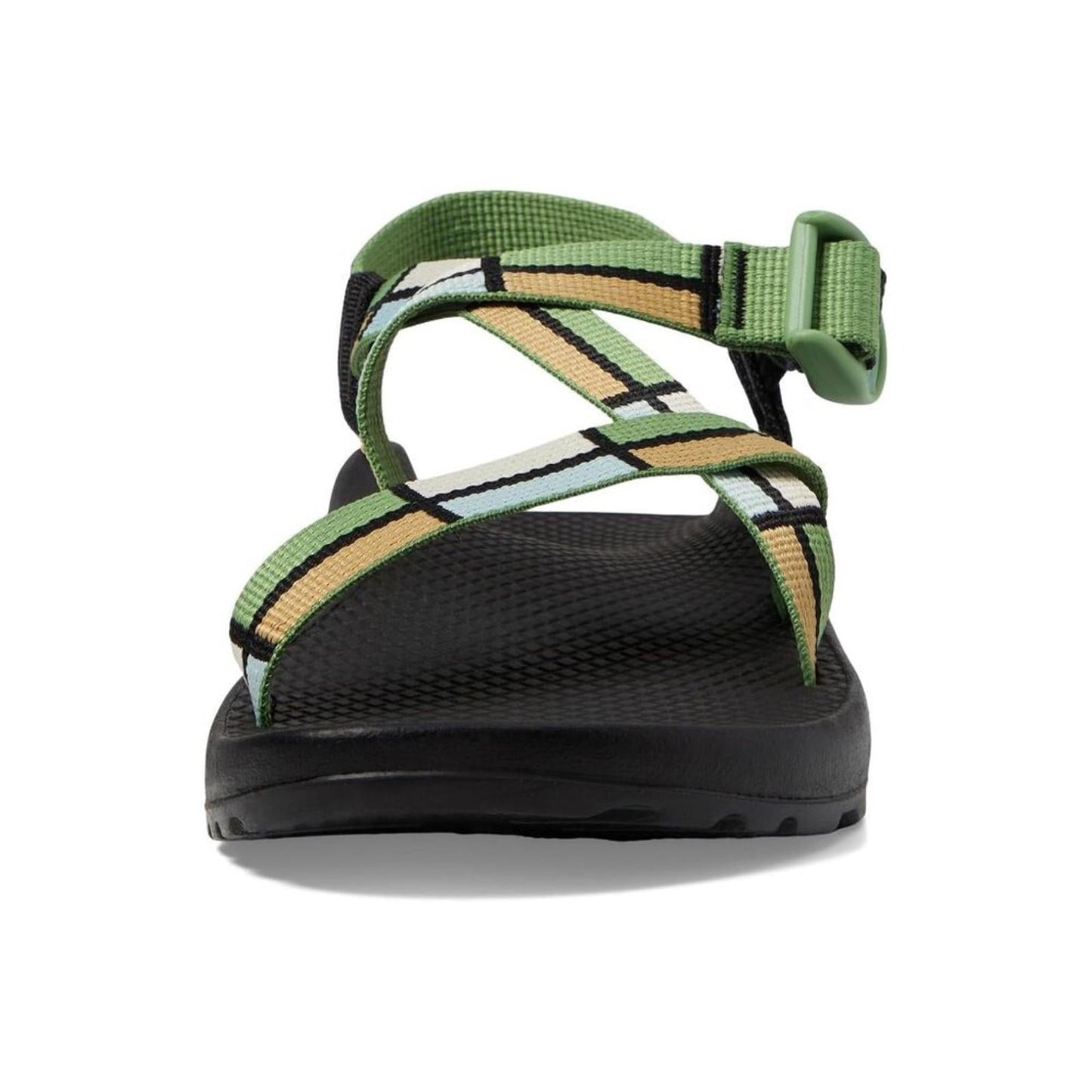 Z1 Classic Green Block Strappy Sandals