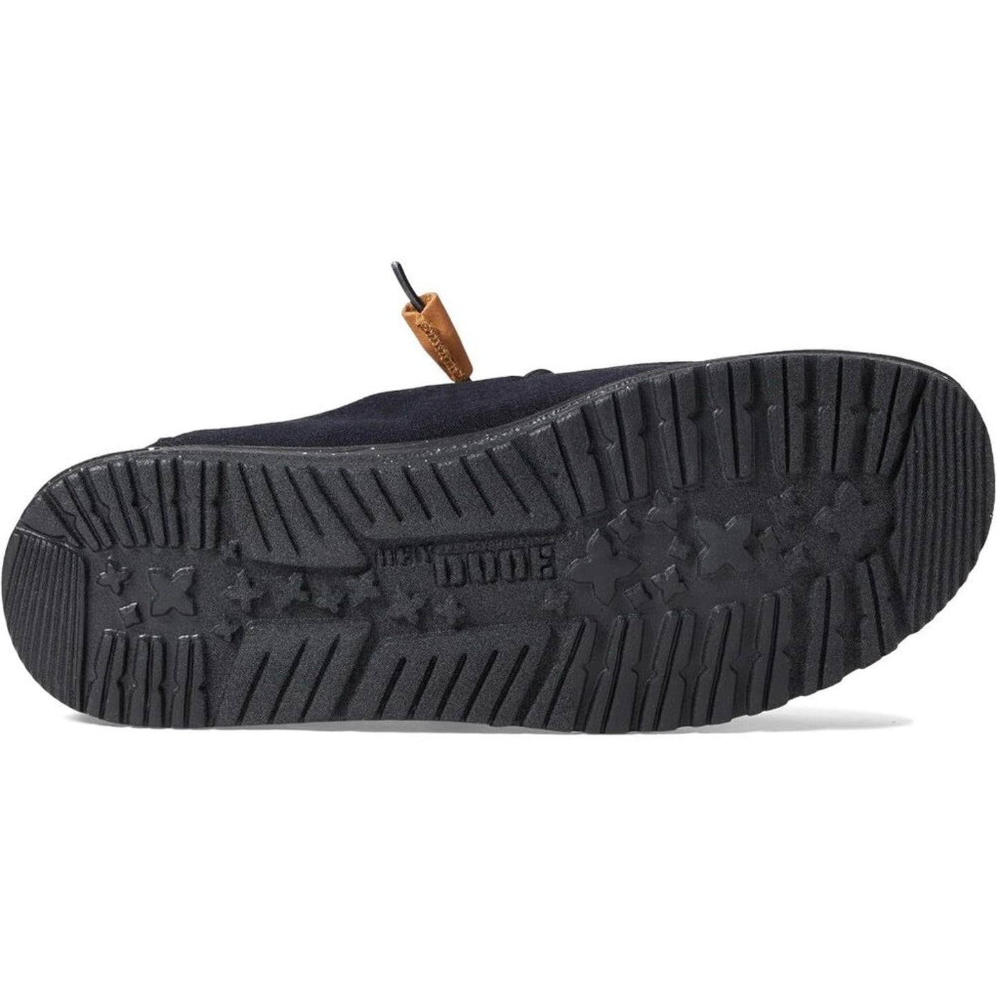 Wendy Wendy Black Washed Canvas Slip-On Casual Shoes