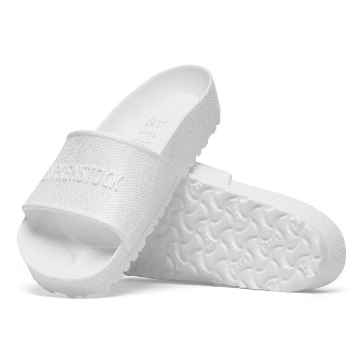 Barbados Eva White Slide Sandals