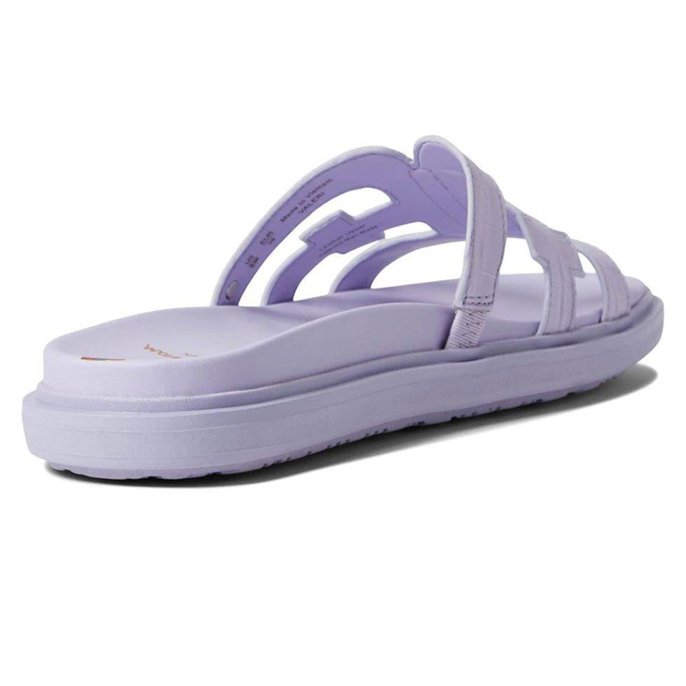 Valeri Lilac Slide Sandals