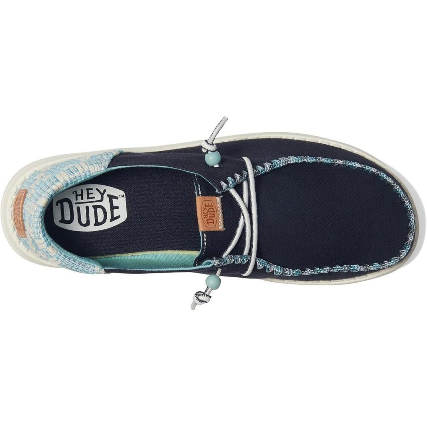 Wendy Funk Blue Jacquard Casual Shoes