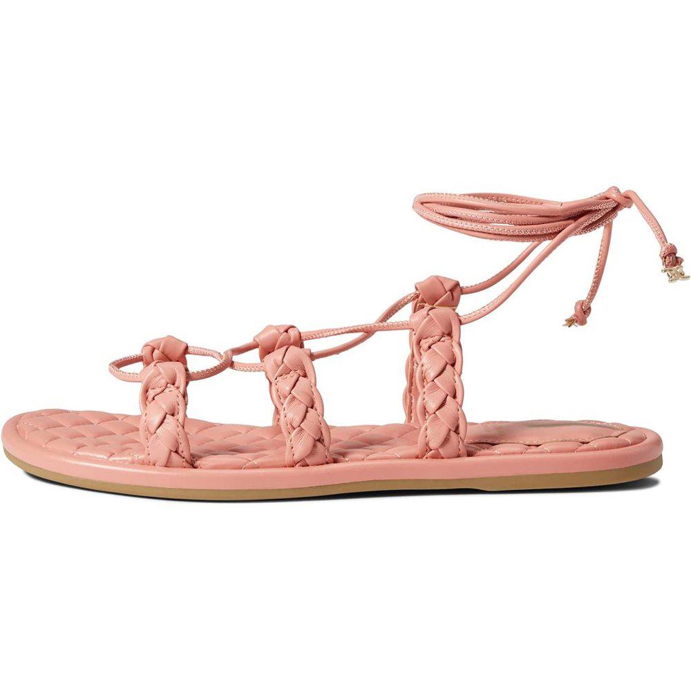 Zariah Dark Choco Quilted Flat Sandals