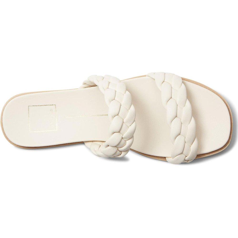 Glade Ivory Braided Flat Sandals