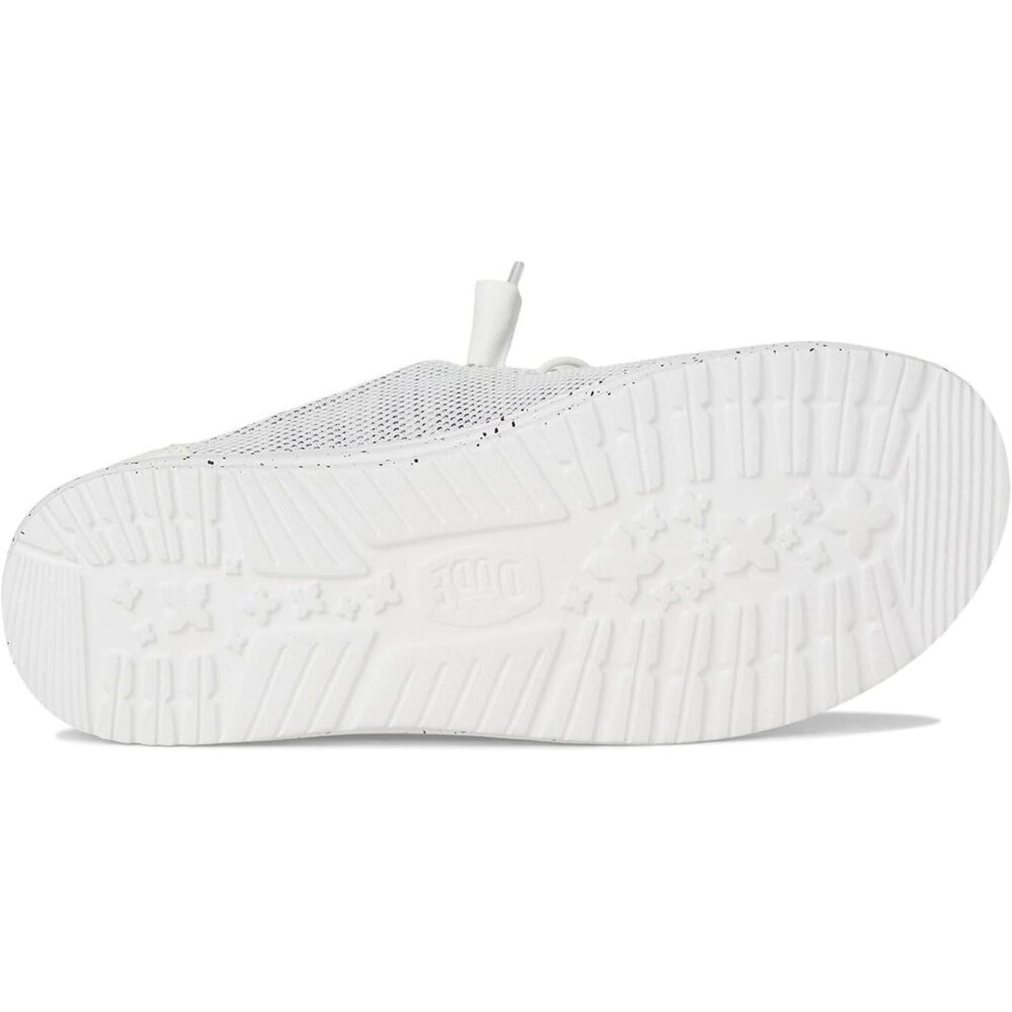 Wendy Stone White Slip Stretch Sox Casual Shoes