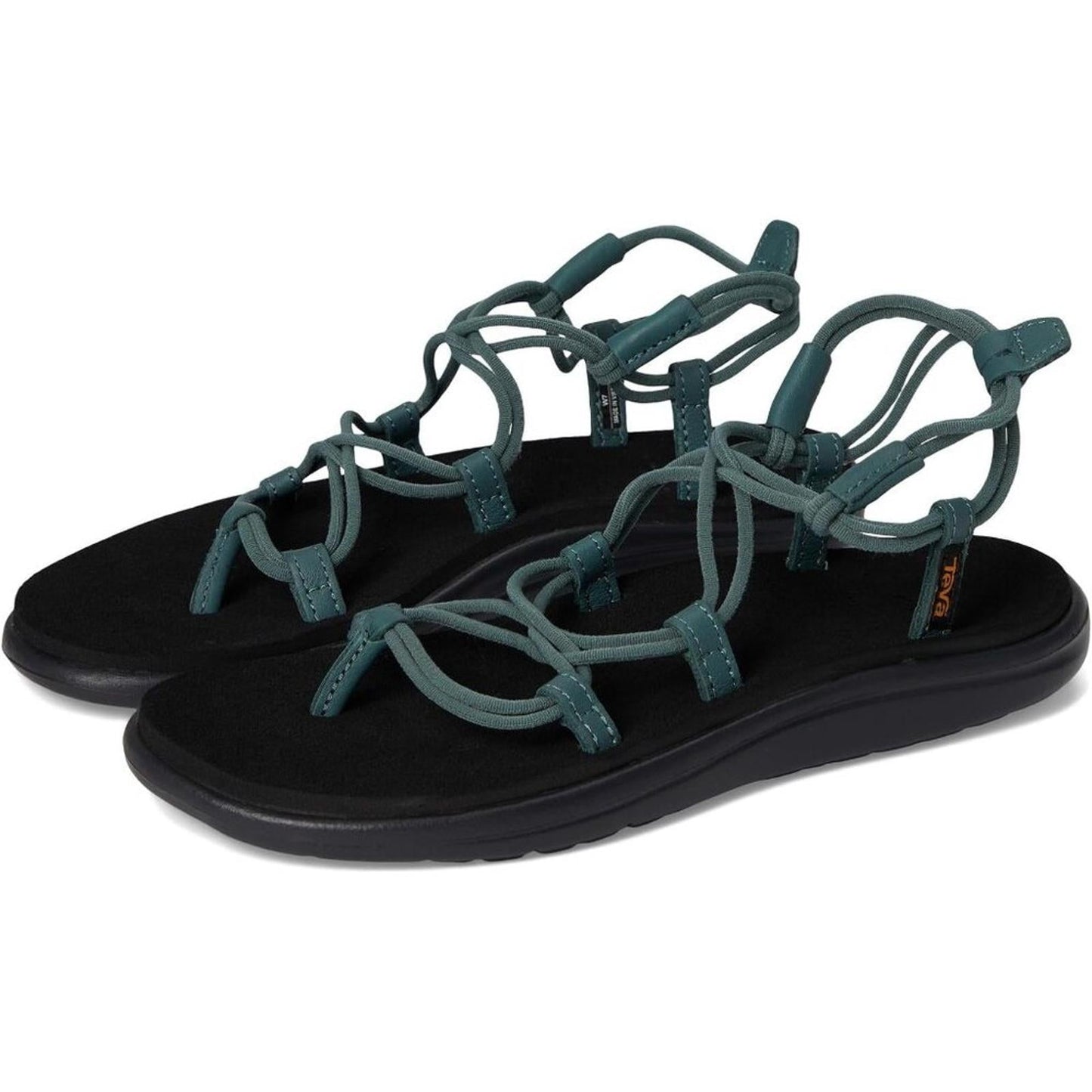 Voya Infinity Silver Pine Elastic Lace Sandal