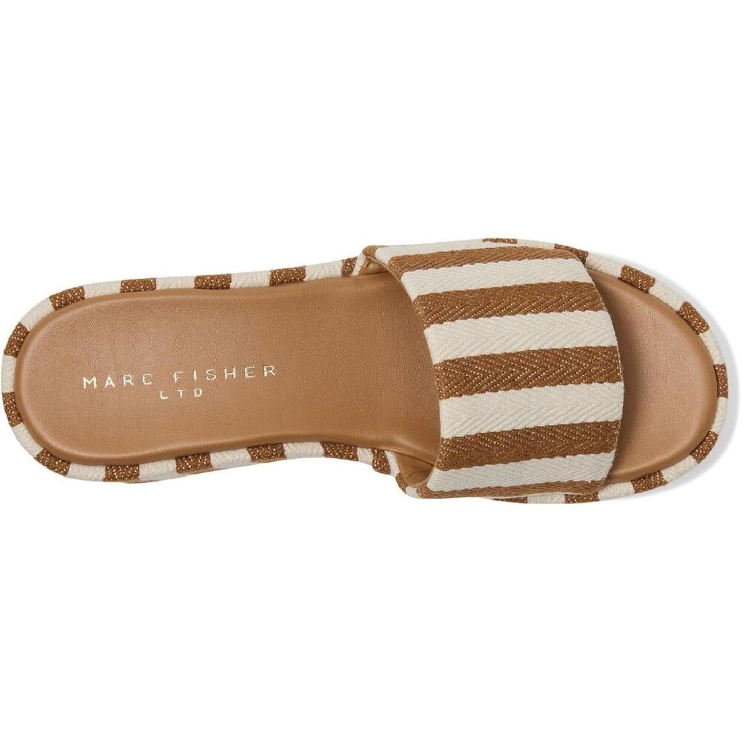 Daylin Dark Natural Stripe Wedge Sandals