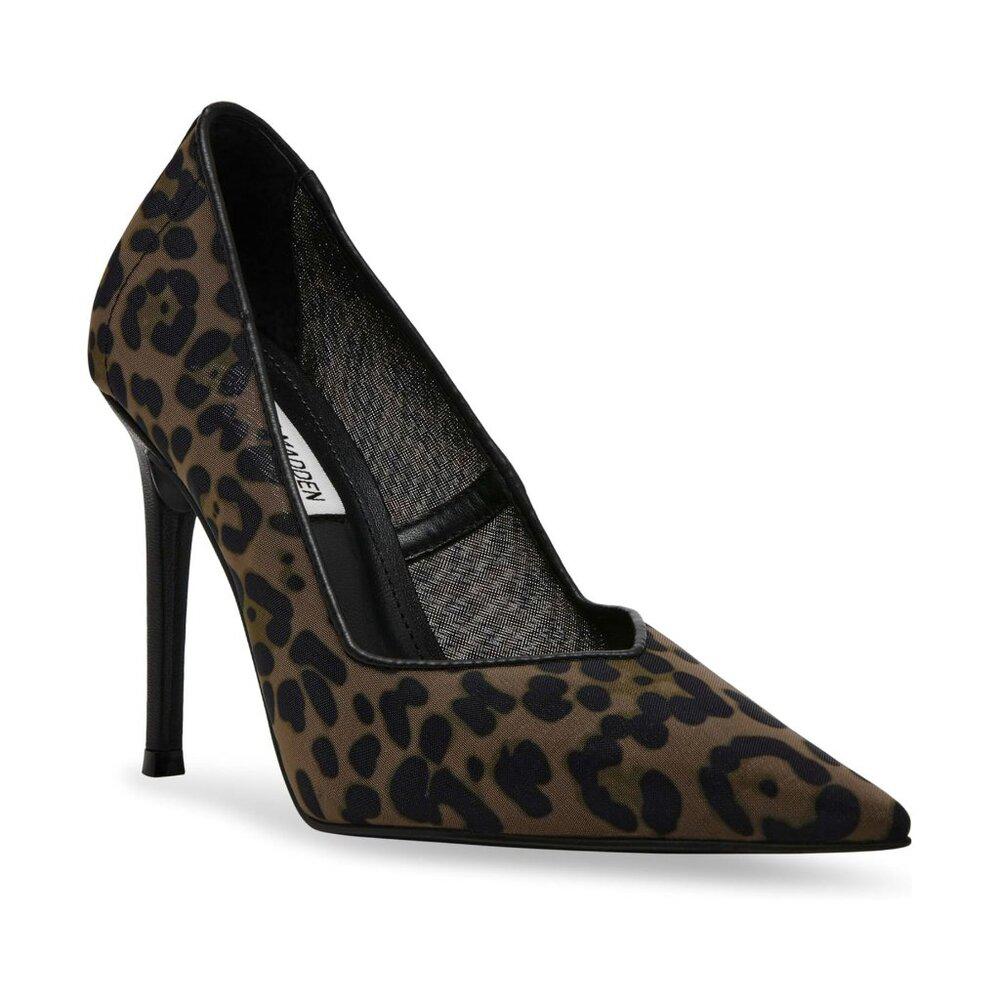 Raz Leopard Mesh Heeled Pumps