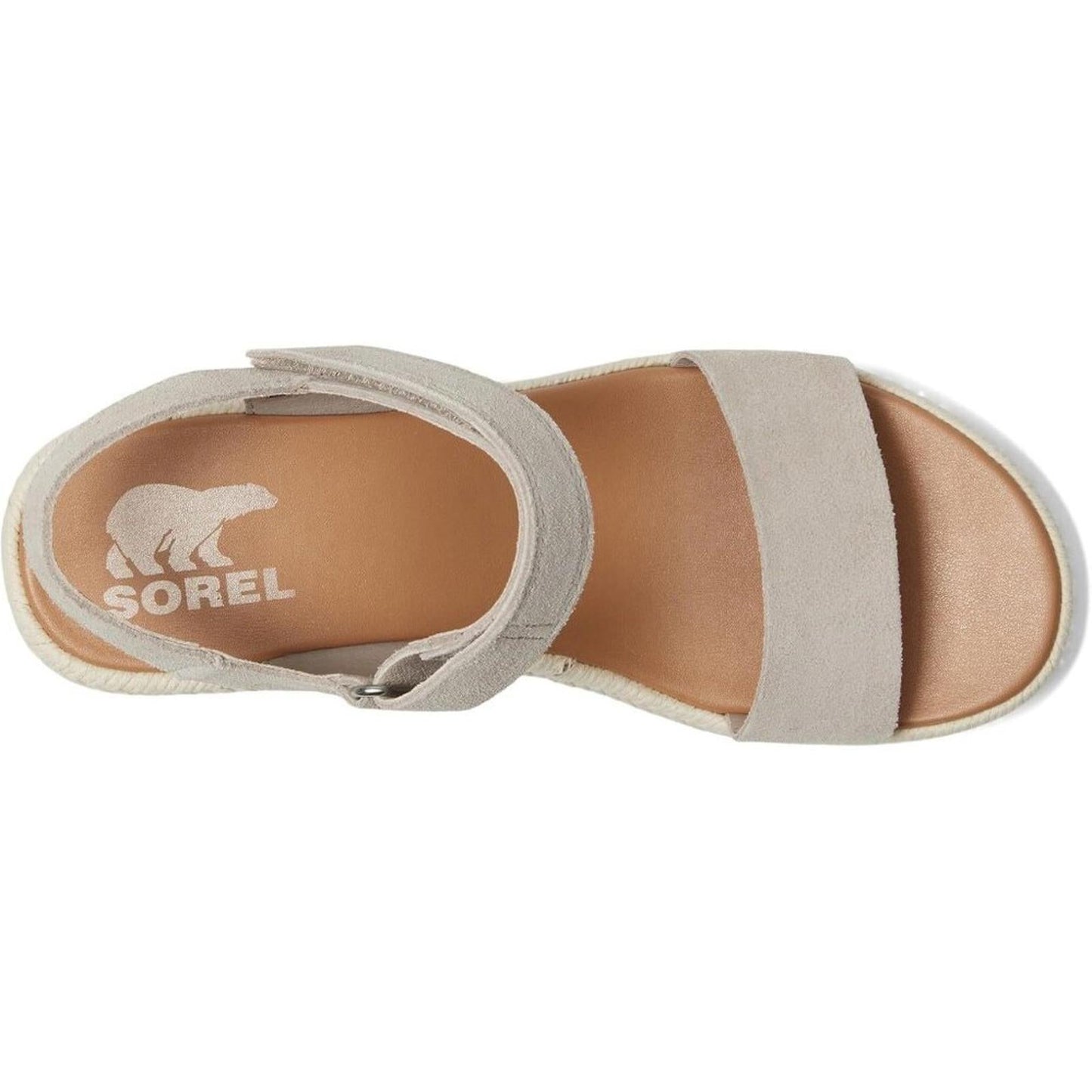 Cameron Crushed Clay Suede Leather Wedge Sandals