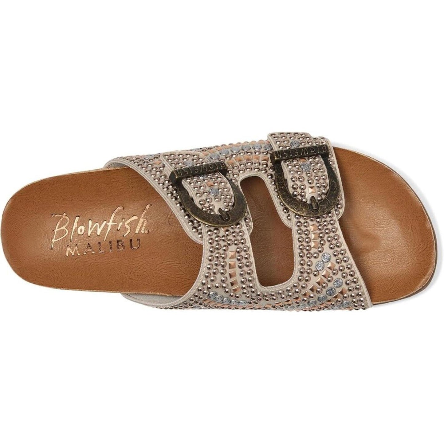 Lima Beige Bead Embellished Sandals