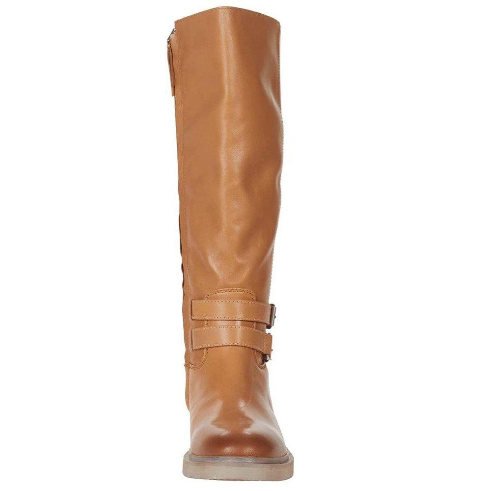 Freda Leather Knee High Boots