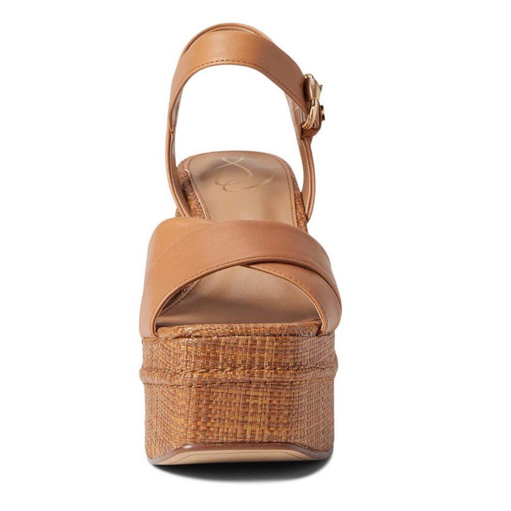 Trianna Cuoio Brown Platform Sandals