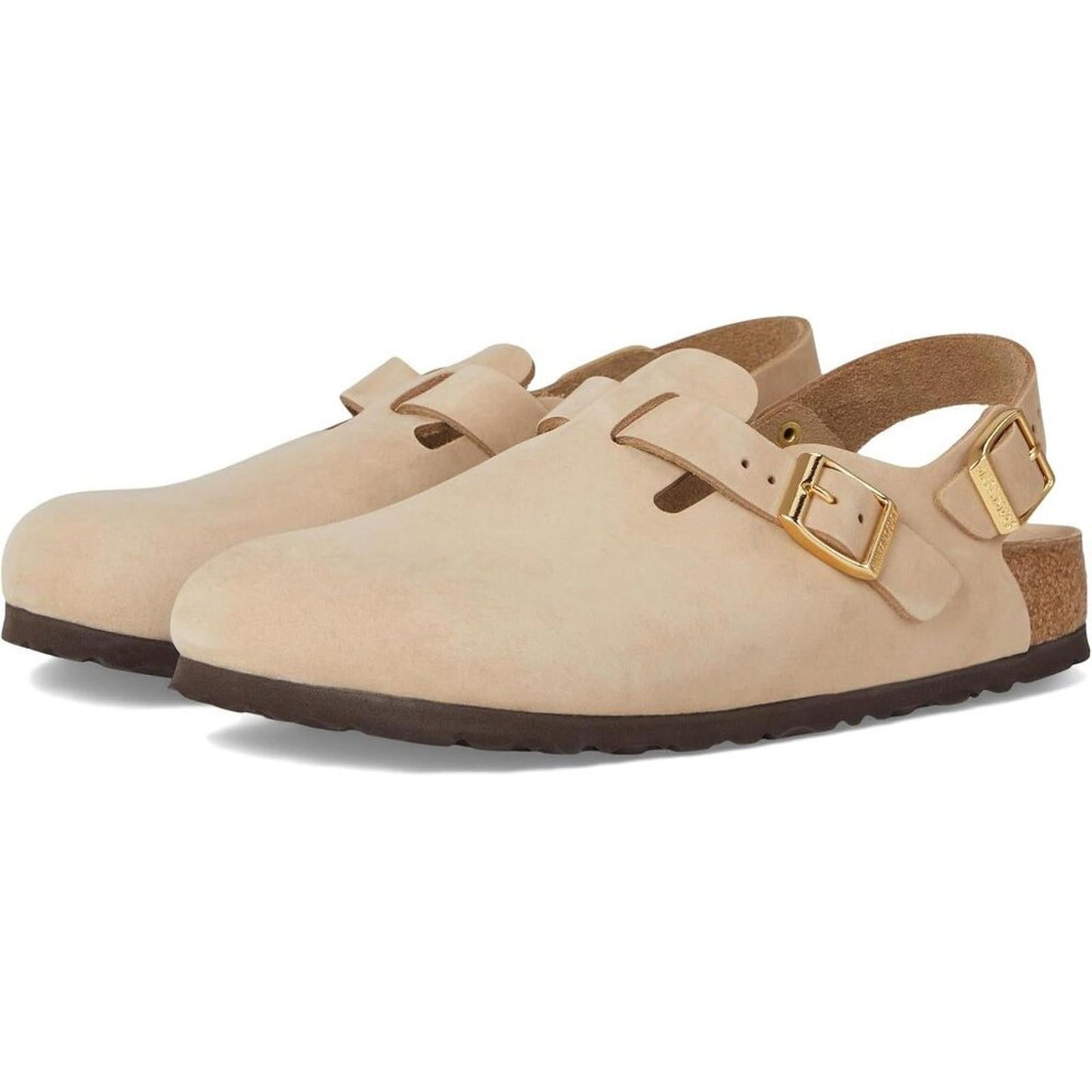 Tokio Nubuck Sandcastle Suede Clogs