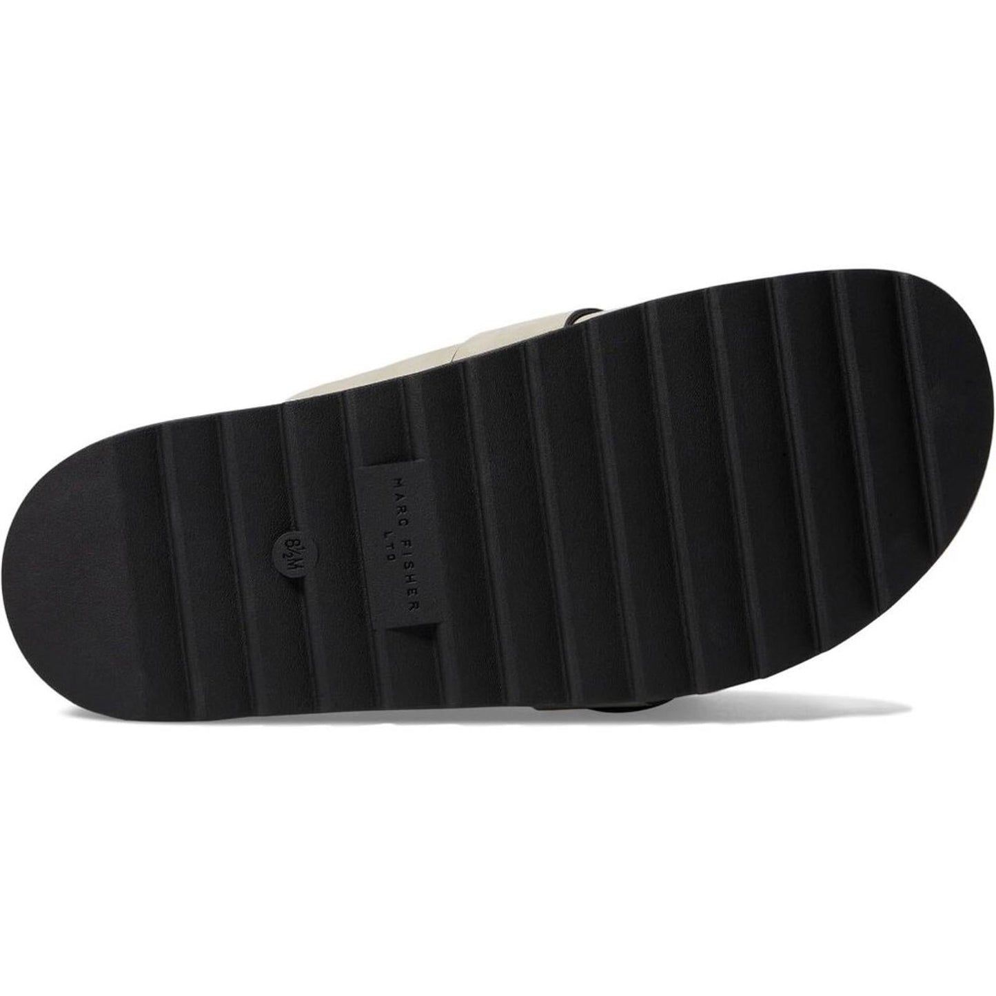 Hattie Sand Leather Buckled Slide Sandals