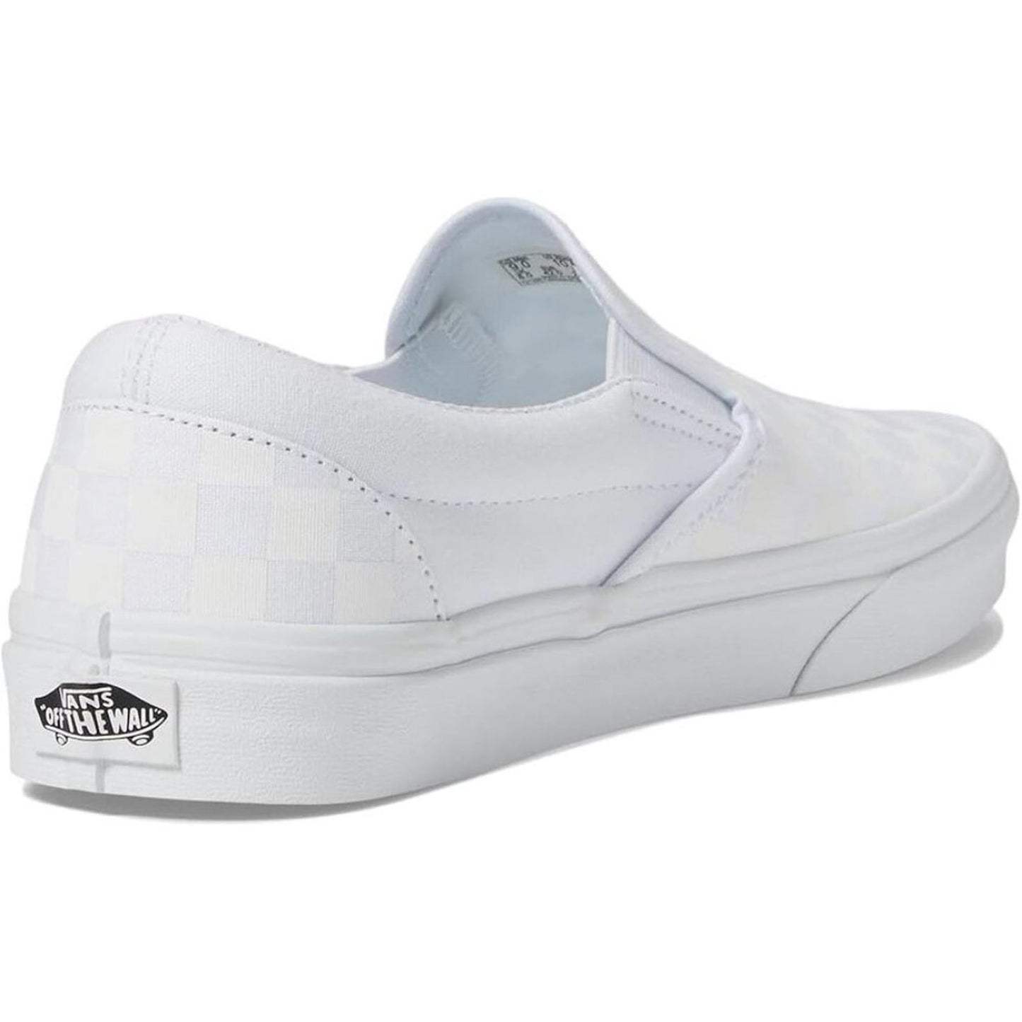Classic True White Checkerboard Slip On Sneakers